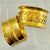 French French Gold Plated Napkin Rings, a Mixed Pair. For Sale - Image 3 of 7