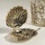 Cap Ferrat Fan Shell Lidded Bowl w/ Spoon, Polished Gold This exquisite clam shell-lidded bowl features a footed base and...