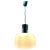 Glashütte Limburg Mid-Century Modern blown glass pendant/suspension fixture. 4 Pieces in stock Size shade: Height 30 cm...