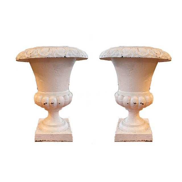Medici Crater Vases, Set of 2 For Sale - Image 7 of 7