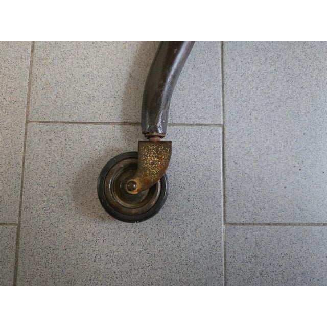 Vintage Rolling Bar Cart in Mahogany and Varnished Wood, 1950s For Sale - Image 9 of 17