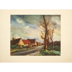 1947 After Maurice Vlaminck "The Eagle's Road", First Edition Period Parisian Lithograph