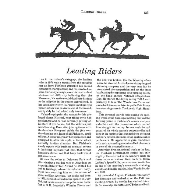 "Steeplechasing in America" 1974 Cooper, John E. For Sale - Image 4 of 11