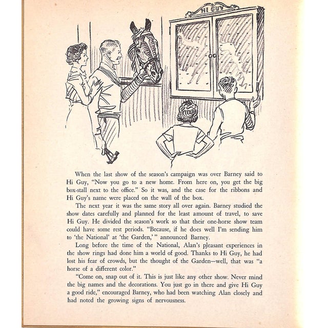 1940s Original 1944 Pencil Drawing From Hi, Guy! The Cinderella Horse by Paul Brown 35 For Sale - Image 5 of 6