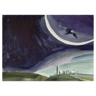 Joanna Rusinek, The Songs of Stenka, Gouache on Cardboard For Sale