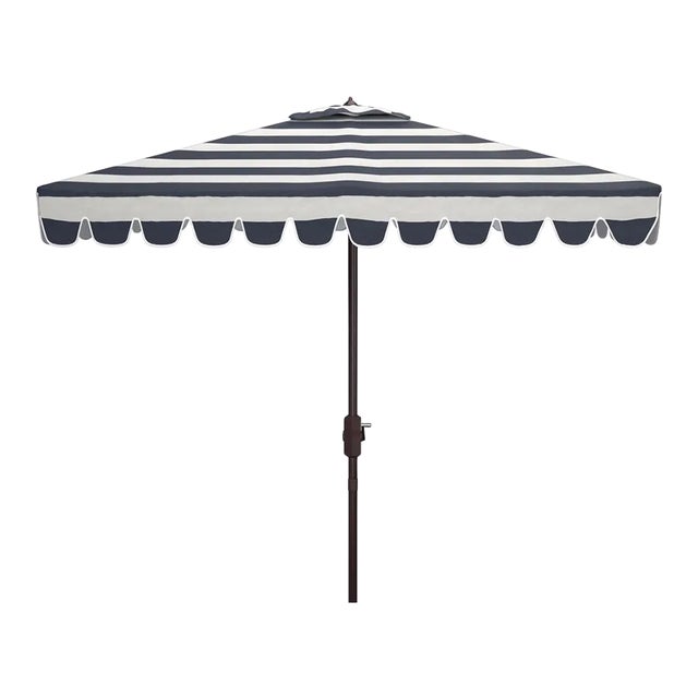 Vienna 7.5 Square Umbrella - Navy/White For Sale