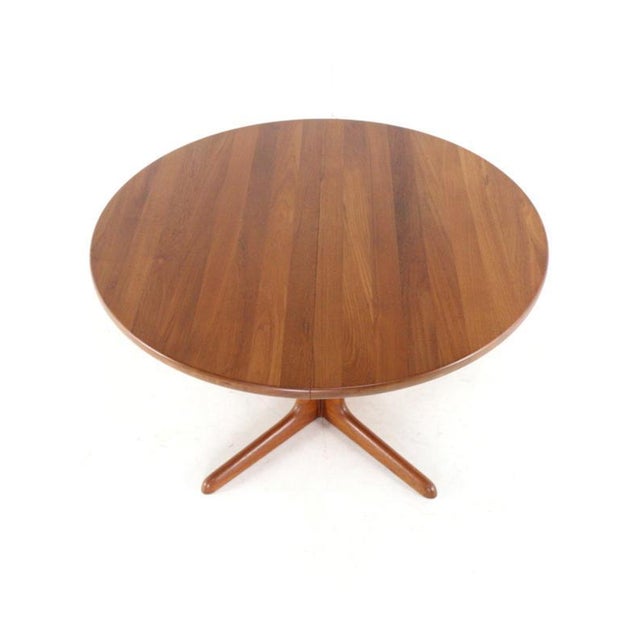 Danish Round 2-Way Extendable Stenum Dining Table For Sale - Image 13 of 16