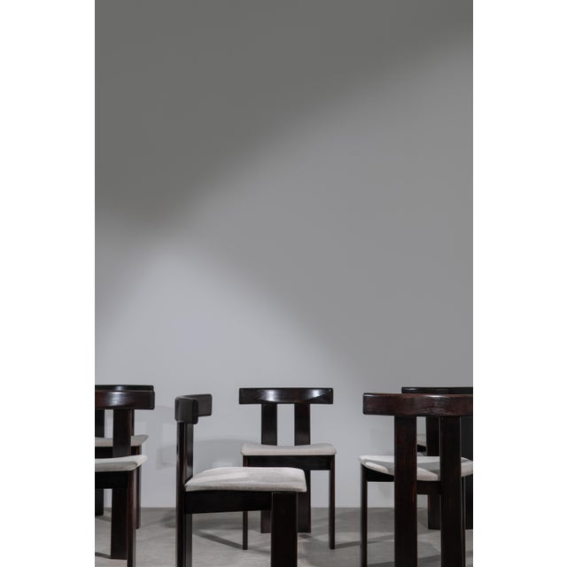 Mid-Century Modern Vintage Dining Chairs by Luigi Vaghi for Former, 1960s, Set of 6 For Sale - Image 3 of 18