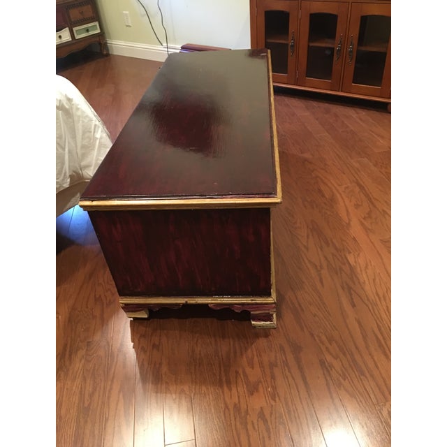 Vintage Cavalier Painted Cedar Chest Chairish