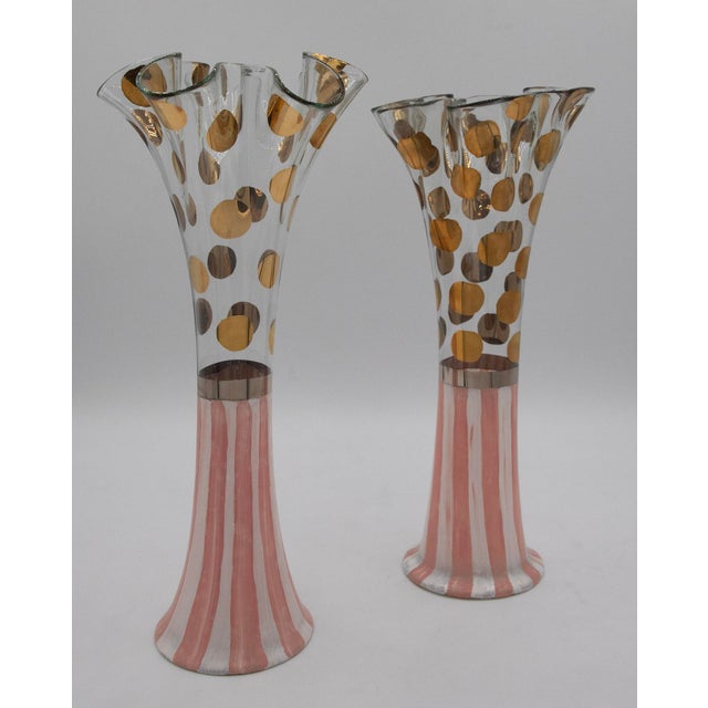 Mackenzie Childs - Vases - Set of Two - 11" About the Maker MacKenzie-Childs is a luxury American home décor brand founded...