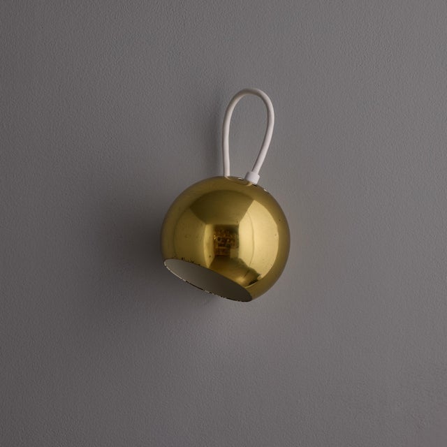 1970s Goffredo Reggiani 'Eyeball' Adjustable Perforated Metal Wall Lamps - a pair For Sale - Image 17 of 18