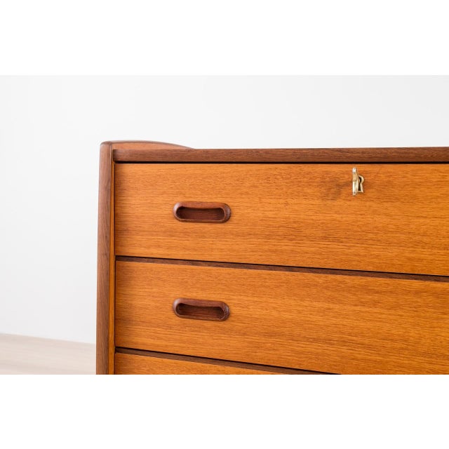 Scandinavian Teak Chest of Drawers, 1960s For Sale - Image 10 of 16
