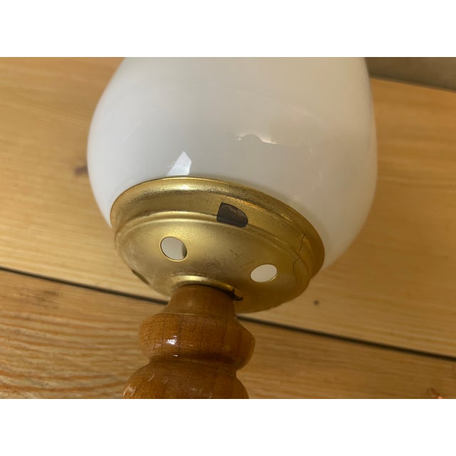 1970s Mid-Century Modern Portuguese Opaline Glass Sconce, 1970s For Sale - Image 5 of 8