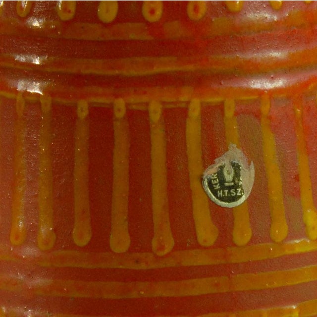 Mid-Century Ceramic Table Lamp, Romania, 1960s For Sale - Image 9 of 10