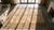 1930s Tan Camel Geometric Antique Central Asian Khotan Rug 6'4" X 12' Knotted Wool Carpet For Sale - Image 9 of 10