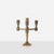 Mid-Century Modern 1970s Four-Arm Brass Candelabra by Lars Bergsten for Gusums Bruk For Sale - Image 3 of 8