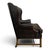 English Vintage Baker Furniture Georgian Style Brown Leather Wingback Armchair For Sale - Image 3 of 13