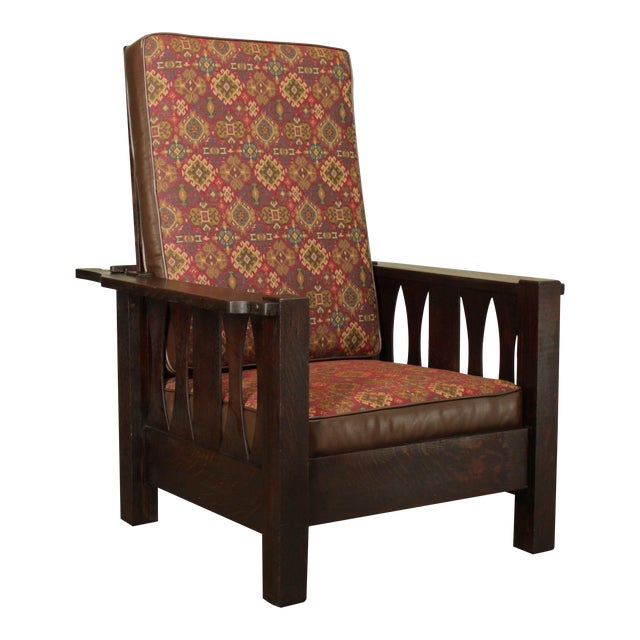 Antique Mission Oak Morris Chair Chairish