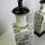 1970s Pair of Vintage Green Apple Blossom Chinese Lamps For Sale - Image 5 of 12