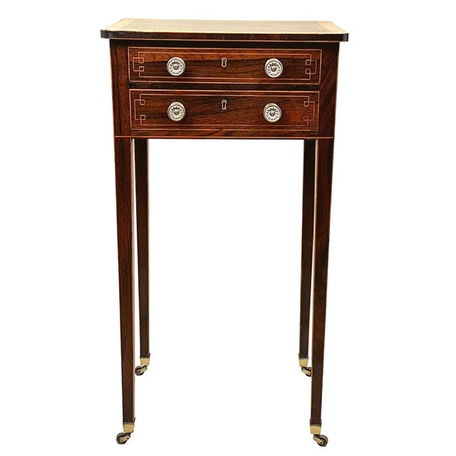 Regency Rosewood Rectangular Lamp Table, 1815 For Sale - Image 10 of 10