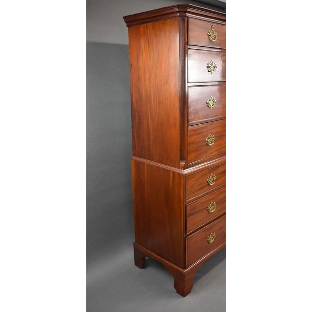 George III Mahogany Chest, 1800 For Sale - Image 4 of 9