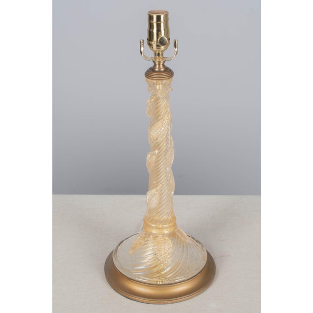 Murano Glass Lamp by Barovier & Toso For Sale In Orlando - Image 6 of 14