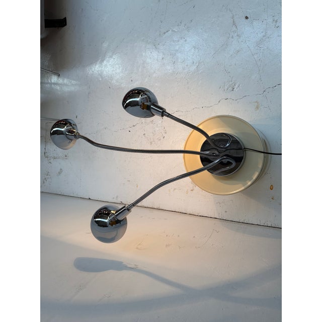 1970s Hydra Table Lamp attributed to Pierre Folie for Jacques Charpentier, France, 1970s For Sale - Image 5 of 6