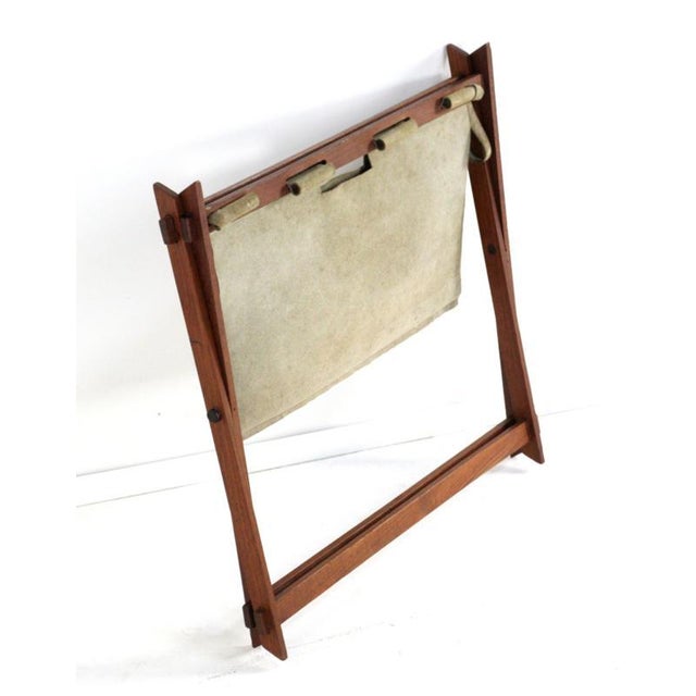 Vintage Folding Magazine Rack For Sale - Image 13 of 14