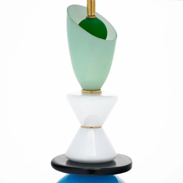 Memphis Murano Glass Colorful Lamps For Sale - Image 3 of 9