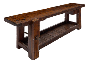 Grand, Antique French Workbench, Chestnut, Industrial, Circa 1920s