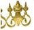 Late 19th Century Antique Louis XV Style Gilt Bronze Chenets- a Pair For Sale - Image 5 of 7