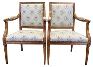 Set of Louis Xvi Style Armchairs