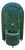 Tamegroute Green Arched Moroccan Mosaic Tile Fountain For Sale
