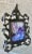 1980s Circa 1980 Baroque-Style Bronze & Gilt Acanthus Leaf Cast Iron Easel Back Picture Frame For Sale - Image 5 of 12