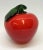 Contemporary Vintage Murano Glass Apple Paperweight For Sale - Image 3 of 8