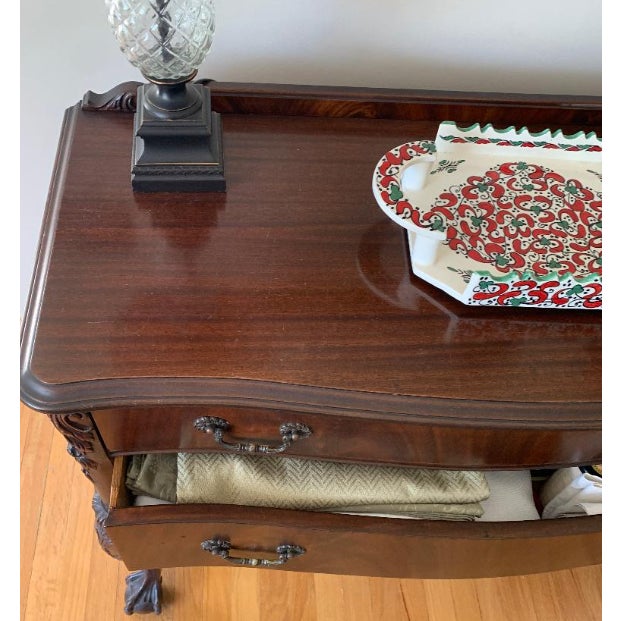 Chestnut Flint & Horner Co Mahogany Server For Sale - Image 8 of 12