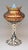 Silver Plated Amber Papillon Iridescent Vase with Pewter Mounting from Loetz, 1890s For Sale - Image 4 of 9