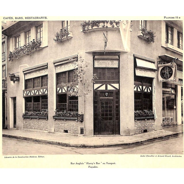 1920s "Cafes-Bars Restaurants Ii" 1925 For Sale - Image 5 of 12