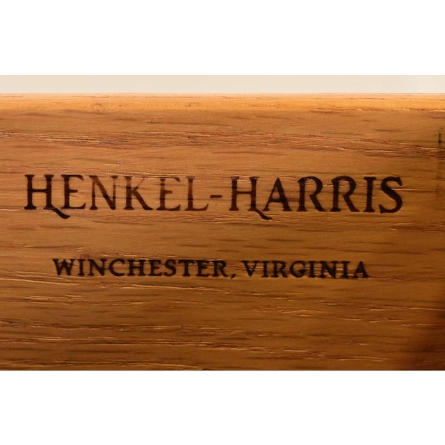 Henkel Harris Federal Inlaid Flame Mahogany Serpentine Front Sideboard Credenza With Brass Gallery For Sale - Image 10 of 16