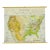 1957 Our America Background and Development Canvas Roll Up Map For Sale