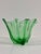Modern Hand Blown Green Handkerchief Vase, Italy, Circa 1960. For Sale - Image 3 of 9