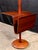 1950s C1950's Mid Century Modern Walnut Floor Lamp With Integrated Side Table and Magazine Rack by Laurel Lamp Co For Sale - Image 5 of 10