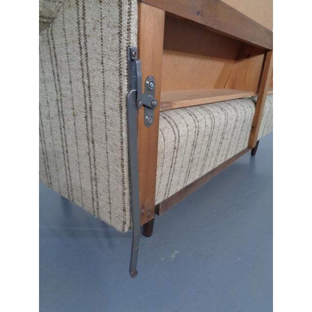 Swedish Teak and Wool Sofa Daybed, 1950s For Sale - Image 17 of 18