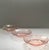 Glass 1940s Pink Floral Glass Dishes- Set of 14 For Sale - Image 7 of 12
