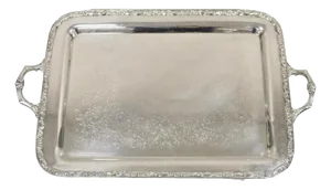 Vintage Wa Rogers Victorian Rose 992 Silver Plated Serving Platter Tray