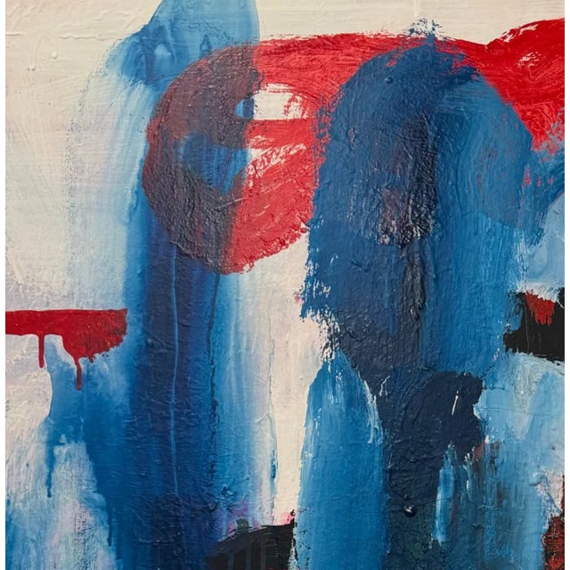 Contemporary Contemporary Fingerprints by Patricia Zinsmeister Parker Painting For Sale - Image 3 of 3