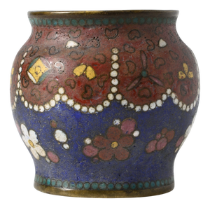 Japanese Cloisonne Enamel Vase, 1800s