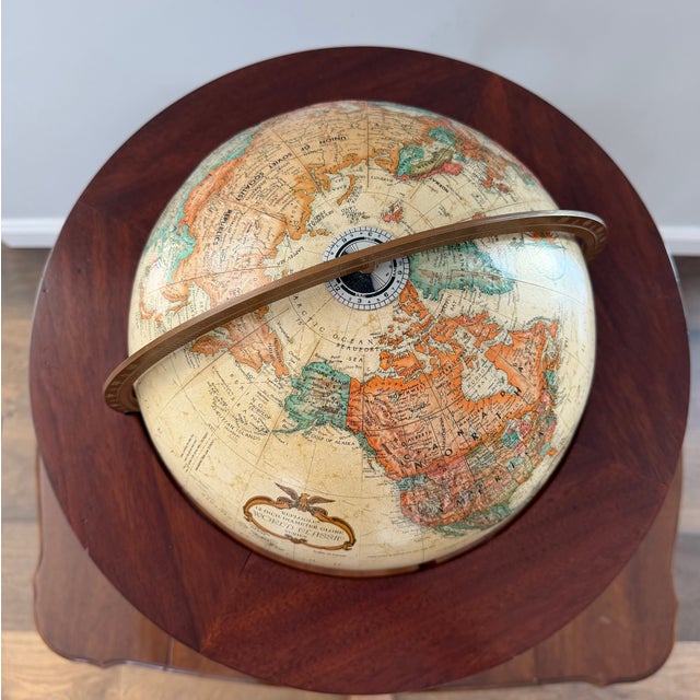 Mid-Century Modern Vintage Replogle 12-Inch World Classic Series Globe For Sale - Image 3 of 5