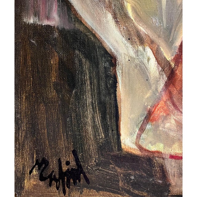 Vivaldo Martini, Abstract Composition No. 6, Oil on Canvas For Sale - Image 7 of 12