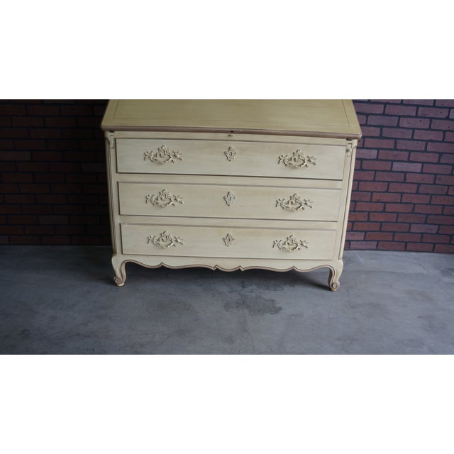 Late 20th Century Baker Furniture Secretary Desk For Sale - Image 5 of 9